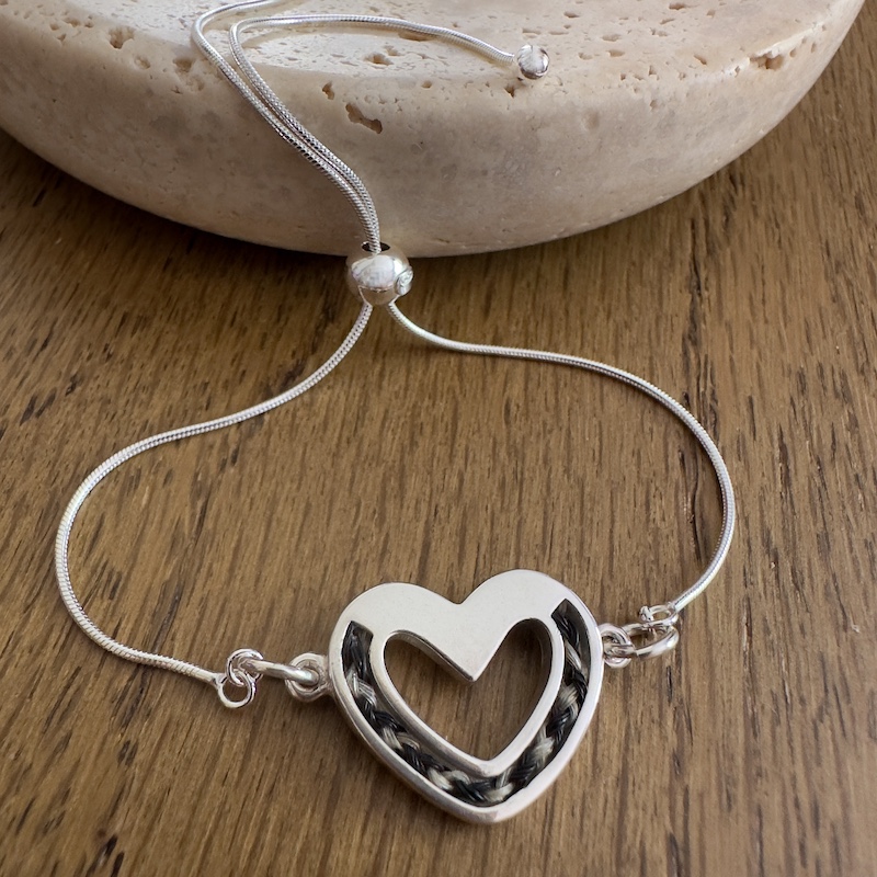 Petite Forever Heart Slider Bracelet